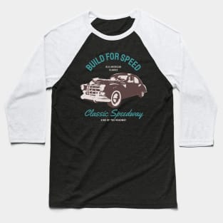 Vintage Sportscar classic Car Muscle Car Baseball T-Shirt